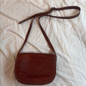 Brown Leather Shoulder Bag